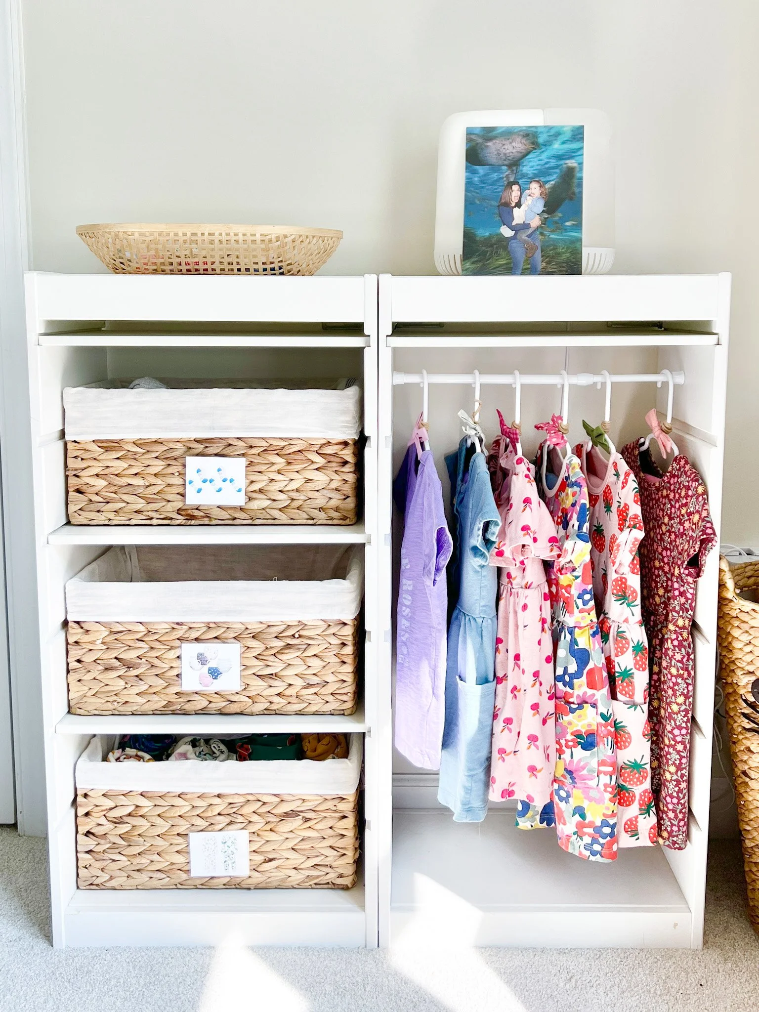 DIY Montessori Toddler Wardrobe with IKEA Halfway Montessori